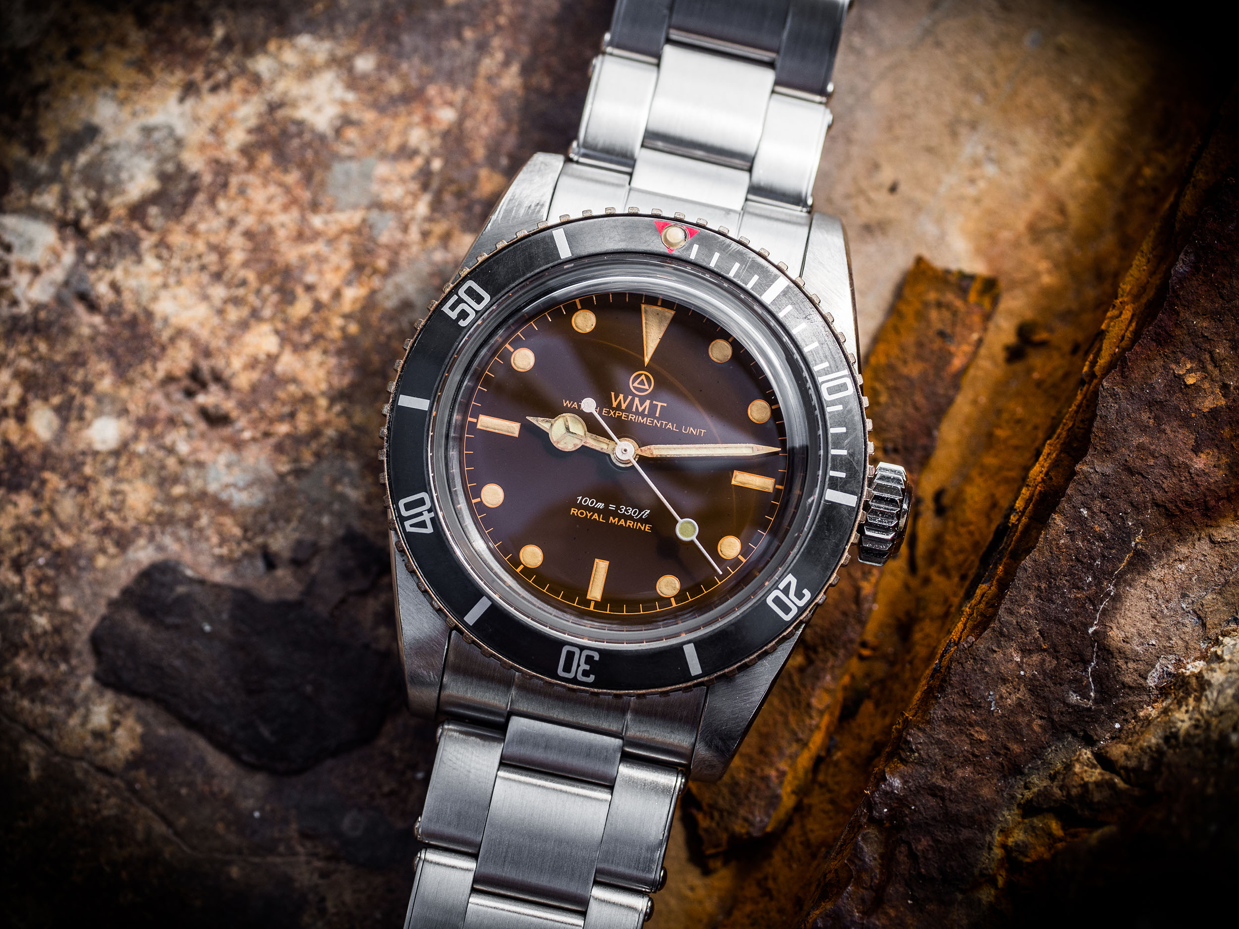 Sea Diver - All Aged With Brass Bezel / Tropical Dial Edition