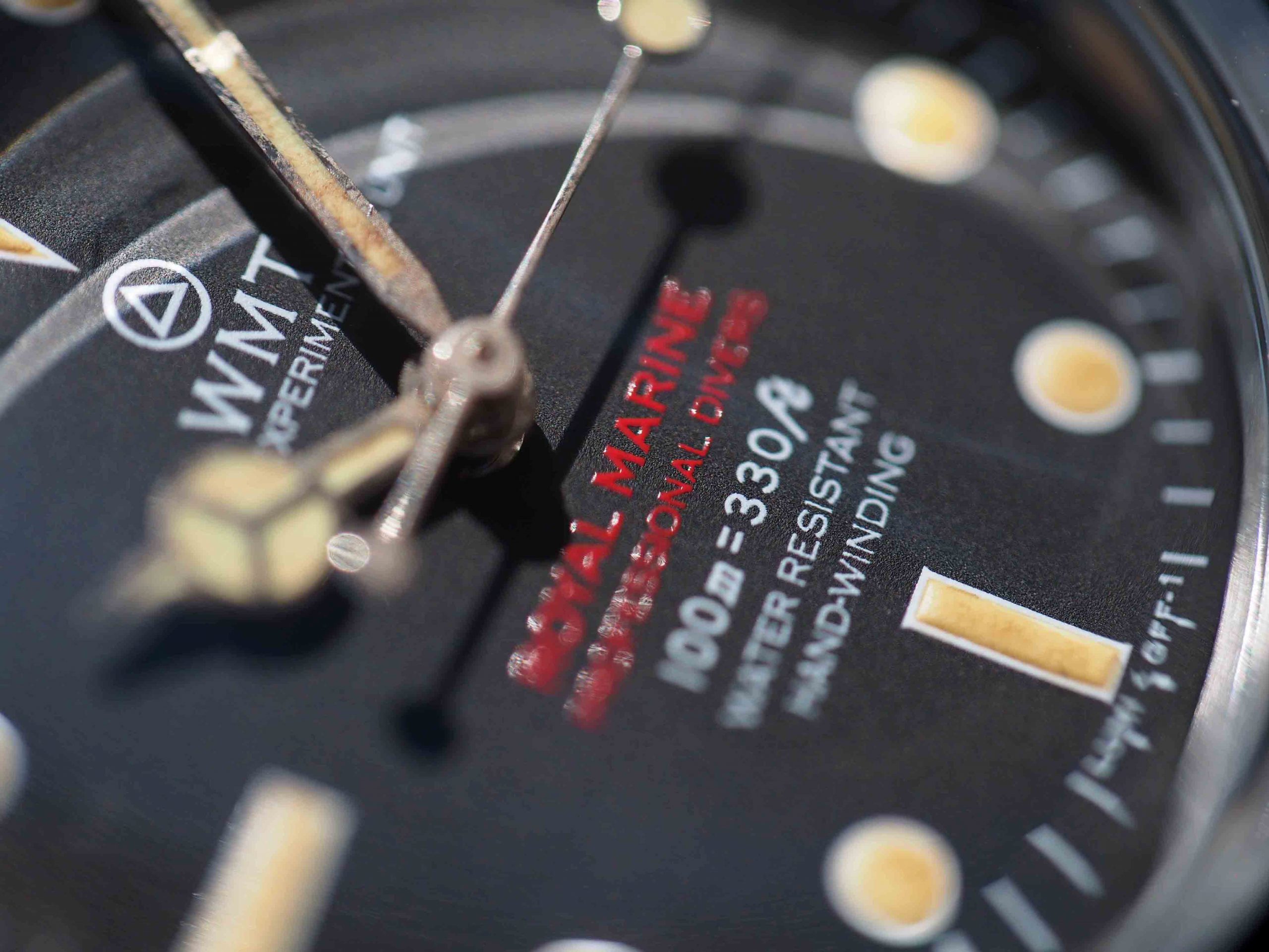 Royal Marine – Black dial / Aged Edition – WMTWatch